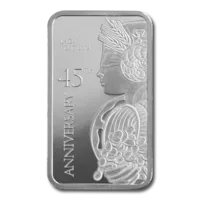1 oz Silver PAMP Suisse Bar Fortuna 45th Anniversary w/ Assay