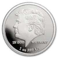 1 oz Silver Bullion.com Trump Round