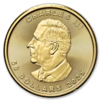 2025 1 oz Canadian Gold Maple Leaf Coin BU