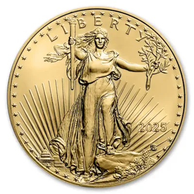 2025 1 oz American Gold Eagle Coin BU