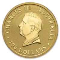 2025 Australia 1 oz Gold Kangaroo Coin BU