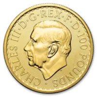 2025 1 oz Gold British Britannia Coin BU - King Charles III