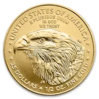 2025 1/2 oz American Gold Eagle Coin BU
