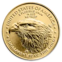 2025 1/10 oz American Gold Eagle Coin BU