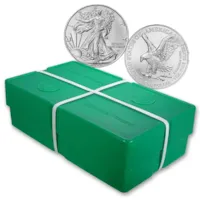 2025 1 oz American Silver Eagle BU 500-Coin Monster Box (Sealed)