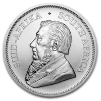 2025 1 oz South African Silver Krugerrand Coin BU