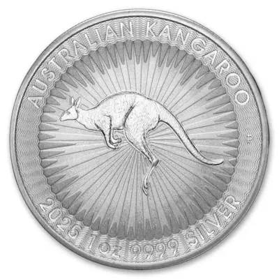 2025 1 oz Australian Silver Kangaroo Coin BU