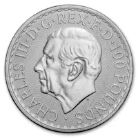 2025 1 oz Platinum British Britannia Coin BU