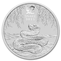 2025 1 oz Australian Silver Lunar Snake Coin BU