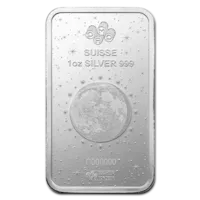 1 oz Silver Bar - PAMP Suisse Lunar White Snake in Assay