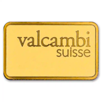 2.5 gram Gold Valcambi Bar w/ Assay