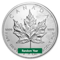 1 oz Canadian Silver Maple Leaf Coin - (Culls)