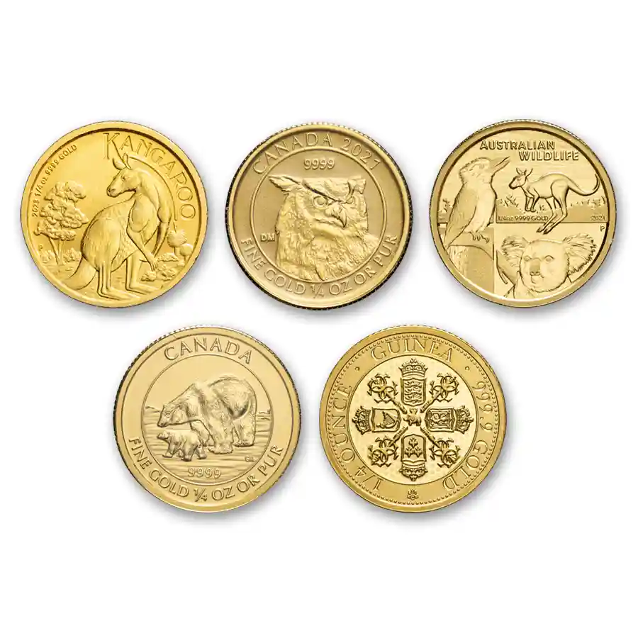 Buy 1 4 Oz Gold Coin Random Design Bullion