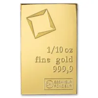 1/10 oz Gold Bar - Random Design