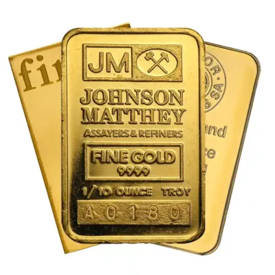 1/10 oz Gold Bar - Random Design
