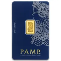2.5 gram Gold PAMP Lady Fortuna VERISCAN™ Bar w/ Assay