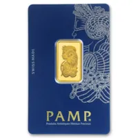 10 gram Gold PAMP Lady Fortuna VERISCAN™ Bar w/ Assay