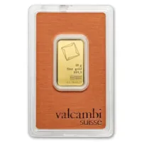 20 gram Gold Valcambi Bar w/ Assay