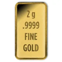 2 gram Gold Bar - Random Design