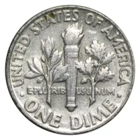 90% Silver Roosevelt Dimes - 50-Coin Roll Avg Circ