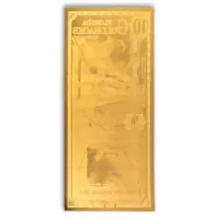 10 Florida Goldback – 24k Aurum Gold Foil Note
