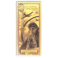 50 Florida Goldback – 24k Aurum Gold Foil Note
