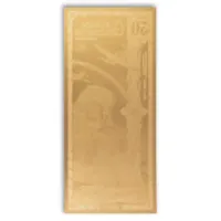 50 Florida Goldback – 24k Aurum Gold Foil Note
