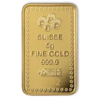 5 gram Gold Bar - Random Design
