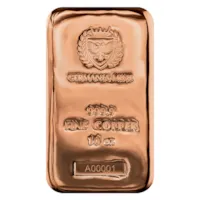 10 oz Copper Germania Mint Bar