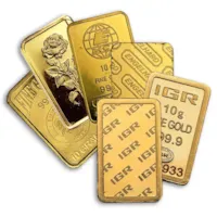 10 gram Gold Bar - Random Design