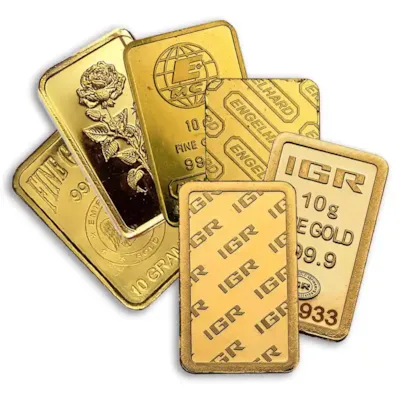 10 gram Gold Bar - Random Design