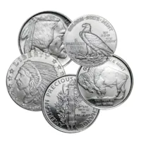 1/10 oz Silver Round - Random Design