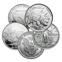 1/4 oz Silver Round - Random Design