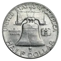 90% Silver Franklin Halves - $500 Face Value Bag Avg Circ