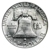 90% Silver Franklin Halves - $10 20-Coin Roll BU
