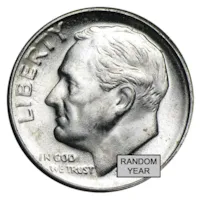 90% Silver US Coins - $5 Face Value Roll - Dimes