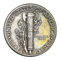 90% Silver Mercury Dime - $50 Face Value Bag Avg Circ