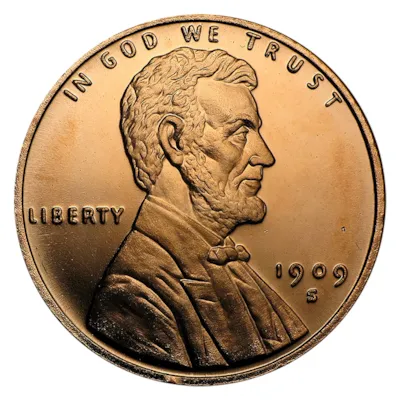 1 oz Copper Round - Lincoln Wheat Cent