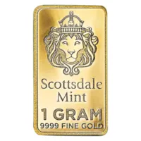 100 x 1 gram Scottsdale Mint Gold Bar - "Prepper Gold"