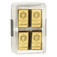 100 x 1 gram Scottsdale Mint Gold Bar - "Prepper Gold"