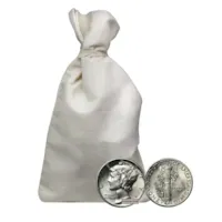 90% Silver Mercury Dime - 50-Coin Roll BU