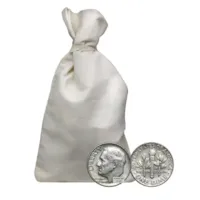 90% Silver Roosevelt Dimes - $250 Face Value Bag Avg Circ