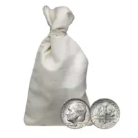 90% Silver Roosevelt Dimes - $500 Face Value Bag Avg Circ