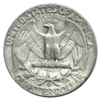 90% Silver Washington Quarters - $50 Face Value Bag Avg Circ