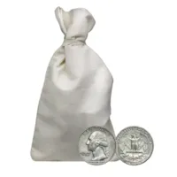 90% Silver Washington Quarters - $50 Face Value Bag Avg Circ