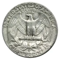 90% Silver Washington Quarters - $100 Face Value Bag Avg Circ