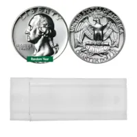 90% Silver Washington Quarters - 40-Coin Roll Proof