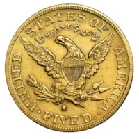 $5 Liberty Gold Half Eagle - Cleaned
