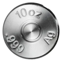 10 oz Silver Bullet (.50 Caliber BMG)