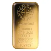 1 oz Gold Argor-Heraeus KineBar Design w/ Assay Card
